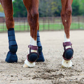 Leather Skid Boots with Buckles